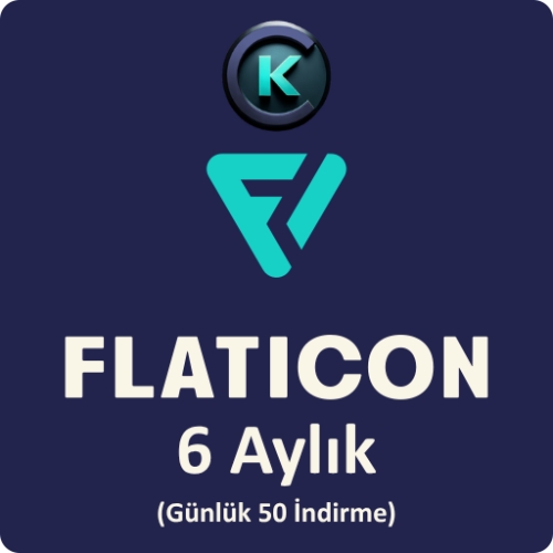  Flaticon - 6 Aylık Günlük 50 İndirme